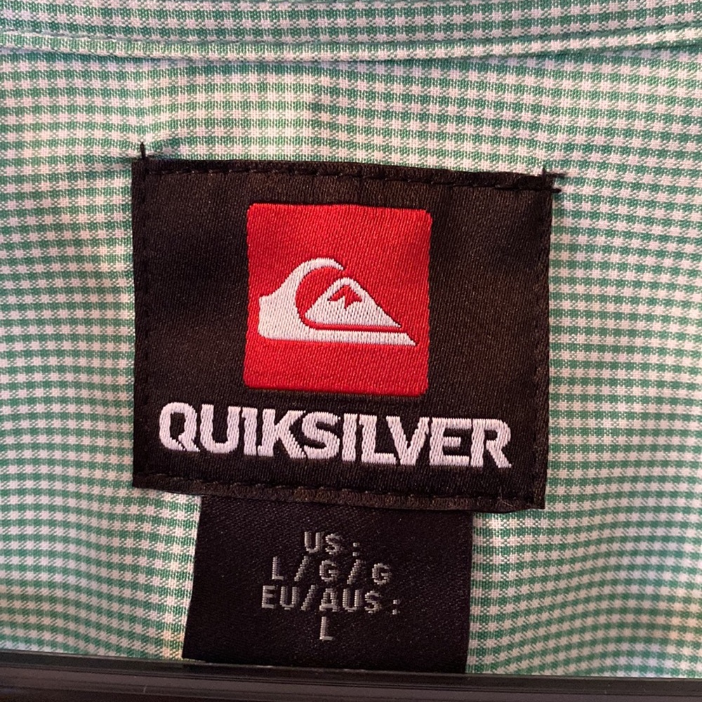 Quicksilver Button Down Shirt Size Large - image 2